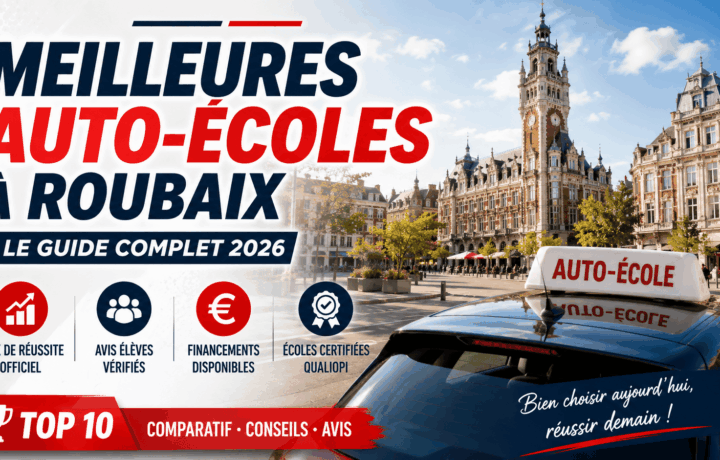 Meilleures auto-écoles à Roubaix